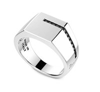 Anneau Zancan Homme in Argent ESA057-23 - ESA057-23